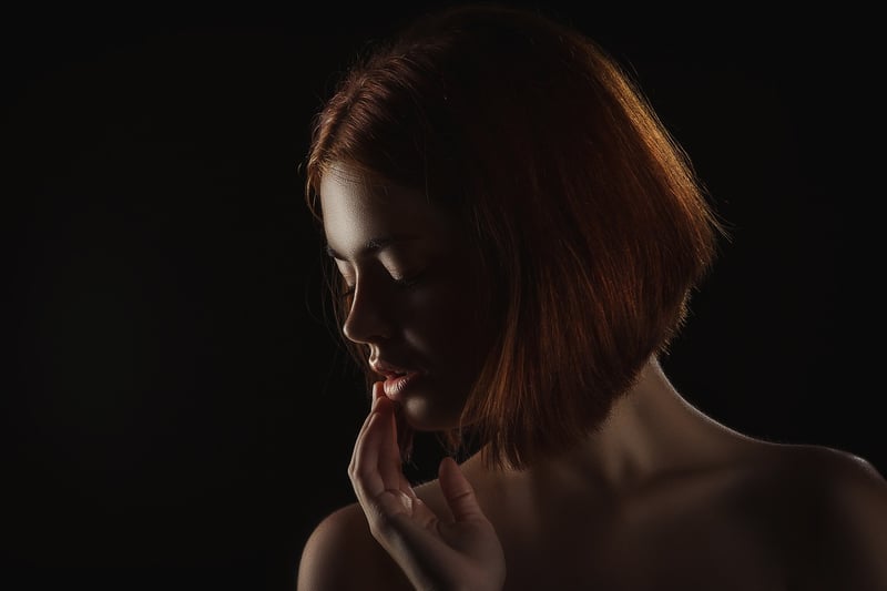 Woman enjoying beauty rituals